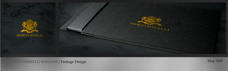 MARCO MIRELLI / SEESAME / Package Design